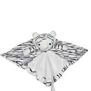 Love by Emi White Tiger Musical Lovey Security Blanket‎ Plush Pacifier Holder